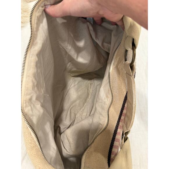 American Eagle Outfitters Printed Canvas Cotton Hobo Shoulder Bag Multicolor - Picture 10 of 15